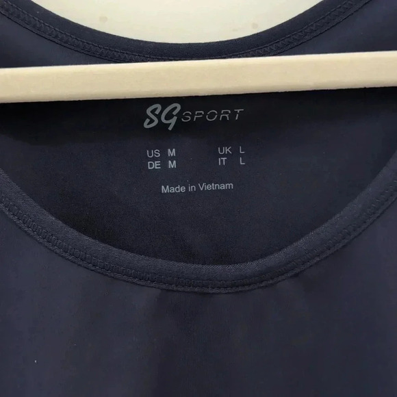 Susan Graver Women SG Sport Contour Knit Tank Top with Built-In Bra - Picture 3 of 7